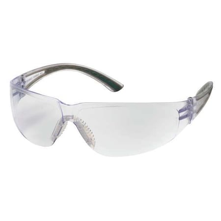 Cortez®, Safety Glasses, Anti-Scratch, Clear Lens, Clear Frame, Frameless MPN:SG3610S