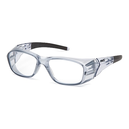 Emerge® Plus Full Reader Reader Safety Glasses, Gray Wraparound Frame, 3.0 Diopter, Clear Lens MPN:SG9810R30