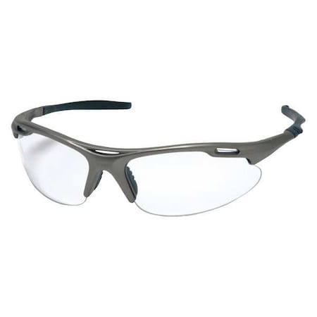 Avante®, Safety Glasses, Anti-Scratch, Clear Lens, Gray Frame, Half-Frame MPN:SGM4510D