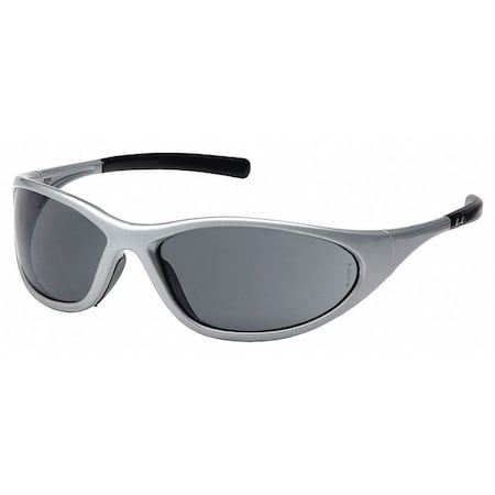 ZONE II®, Safety Glasses, Anti-Scratch, Gray Lens, Silver Frame, Full-Frame MPN:SS3320E