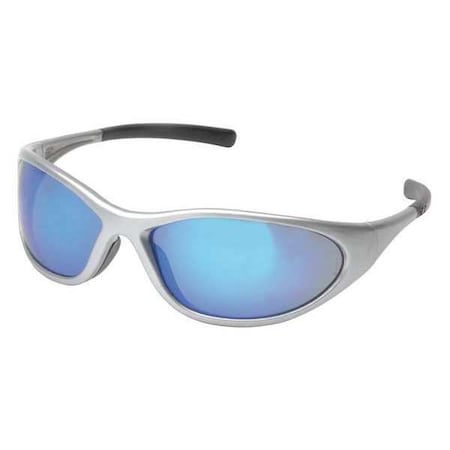 ZONE II®, Safety Glasses, Anti-Scratch, Blue Lens, Gray Frame, Full-Frame MPN:SS3365E