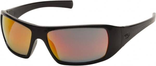 Safety Glass: Scratch-Resistant, Polycarbonate, Orange Lenses, Full-Framed, UV Protection MPN:SB5645D