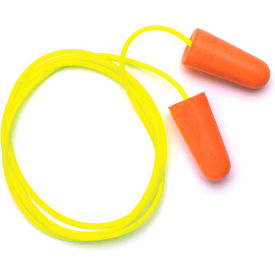 Pyramex® Taper Fit Disposable Earplugs Corded NRR 31dB DP1001 100 Pairs/Box DP1001
