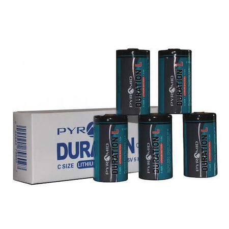 Lithium Battery, 3.6Volt, C-Size, 5/pk MPN:42224-5