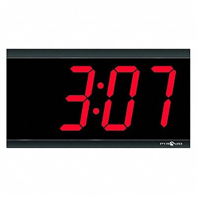 Wall Clock Digital Electric Black MPN:41357G