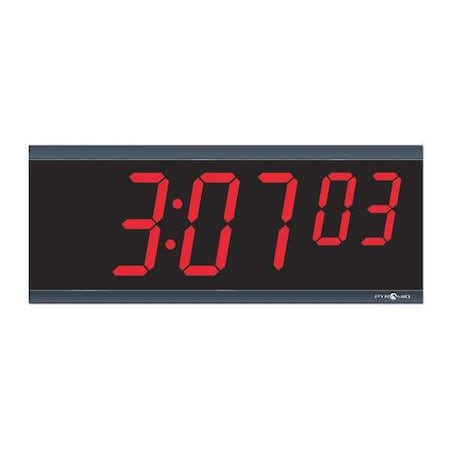 Wall Clock, Digital, Electric MPN:SED2R6LDRB