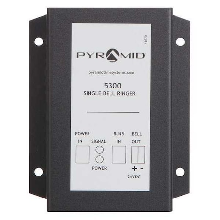 Bell Ringer, 24VDC, Steel, Wall Mount MPN:5300