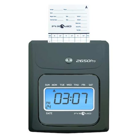 Auto Aligning Time Clock, Mechanical, LCD MPN:2650