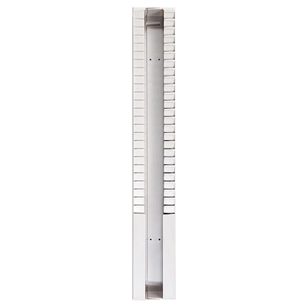 25 Cap. Adj. Card Rack, Light Gray, 31.5