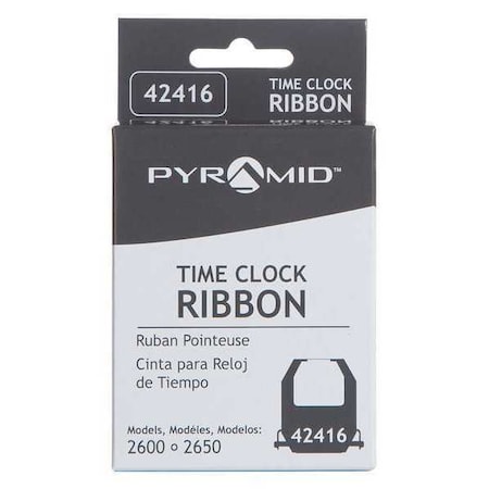 Time Clock Replacement Ribbon, Black/Red MPN:42416