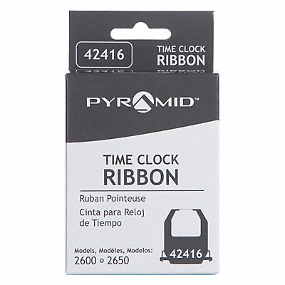 Time Clock Replacement Ribbon Black/Red MPN:42416