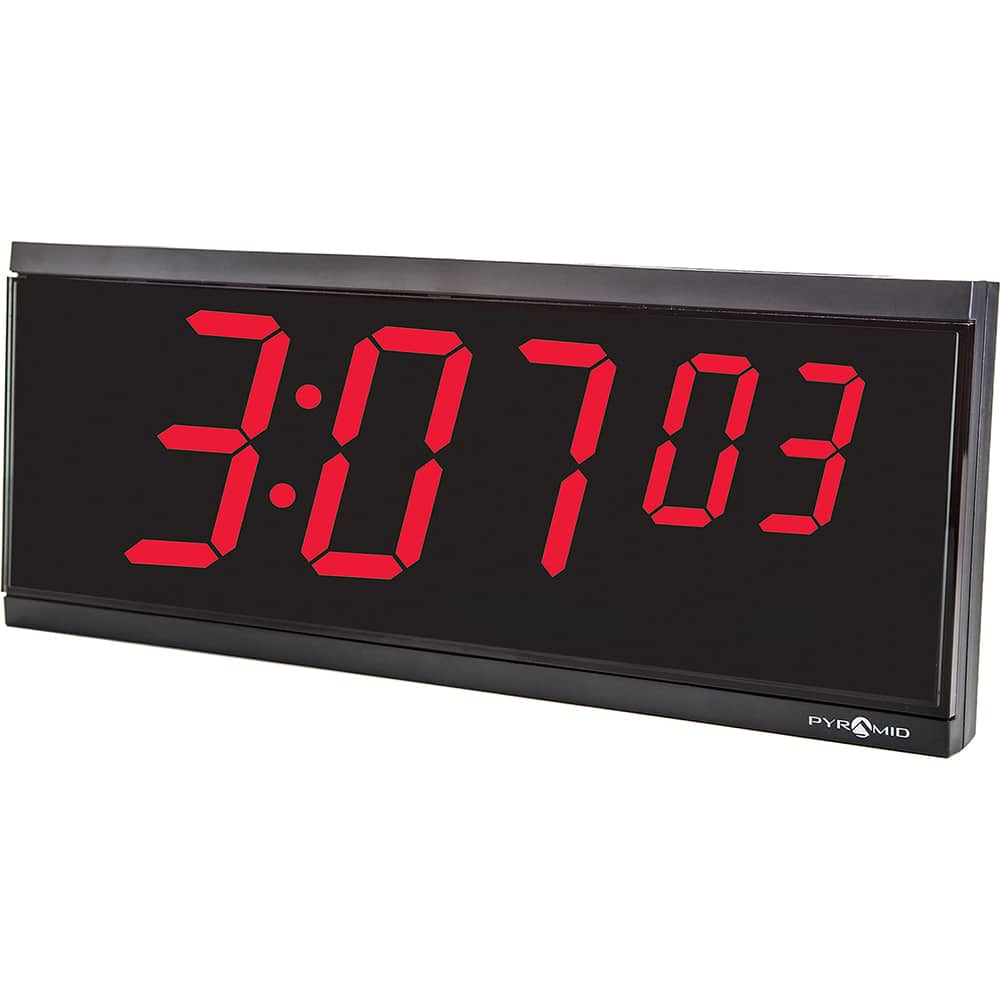 Promote productivity, punctuality and accountability in the workplace with highly visible and detailed timekeeping. The Pyramid Time Systems stand-alone DIG-6B digital clock is ideal for long hallways and large open spaces such as MPN:DIG-6B