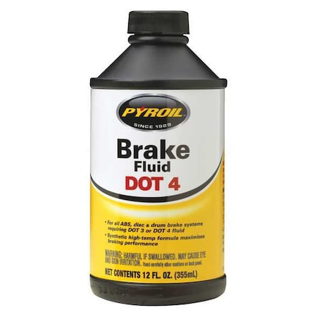 12 oz OSHA Brake Fluid - Bottle MPN:PYBF4-12