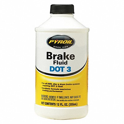 Brake Fluid 12 Oz Dot 3 MPN:PYBF-12