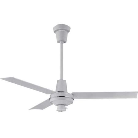 Industrial Ceiling Fan, 5 ft Blade Dia, 3 Blades, Variable Speeds, 120V AC, White MPN:60001HP