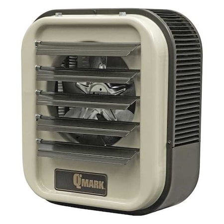 Fan Forced Electric Unit Heater, Wall & Ceiling, 3 Phase, 480VAC, 20kW, 21-3/4 in H, 19 in W MPN:MUH204