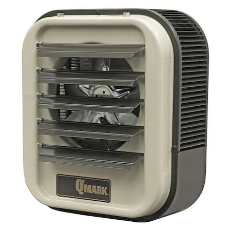 Fan Forced Electric Unit Heater, Wall & Ceiling, 3 Phase, 208VAC, 20kW, 21-3/4 in H, 19 in W MPN:MUH208