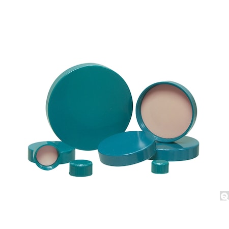 Green Thermoset Cap w/F217 & PTFE Liner, Packed in Bags of 12, 70-400 MPN:CAP-00079