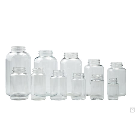 Clear PET Packer, w/53-400 Neck Fin, PK24 MPN:218667