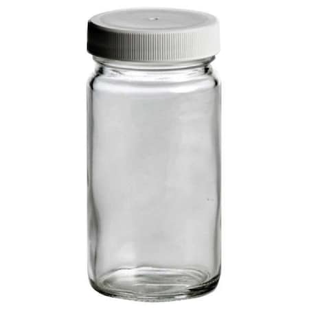 Glass Bottle, 4 oz., Clear, PK24 MPN:239555