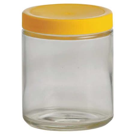 Glass Bottle, 8 oz., Clear, PK24 MPN:239567