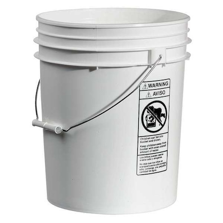 Pail, OpenHead, Round, 3.5gal, HDPE, Wht, PK18 MPN:240130