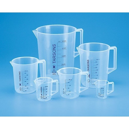 PP Beaker 5 Liter, Low Form Natural, PK2 MPN:292457