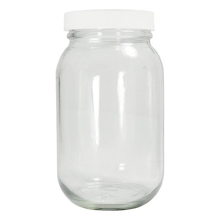 Wide Mouth Bottle, SL Glass, 133mm H, PK12 MPN:305415