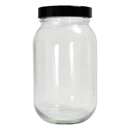 Wide Mouth Bottle, SL Glass, 133mm H, PK12 MPN:335789