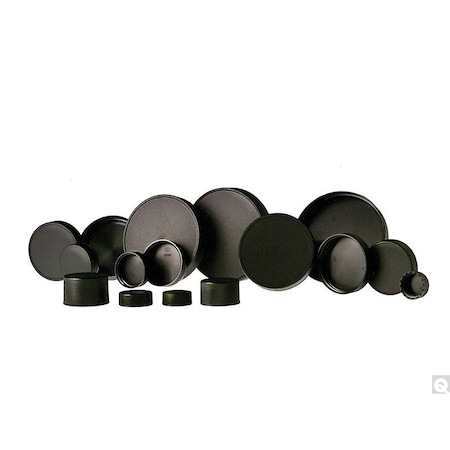 Black Unlined PP Caps, Ribbed, 38, PK100 MPN:CAP-00370