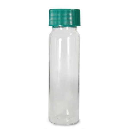 Vial with Cap, 45 mm H, Colorless, PK144 MPN:GLC-00980