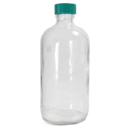 Boston Round Bottle, 16 Oz., Narrow, PK12 MPN:GLC-01185