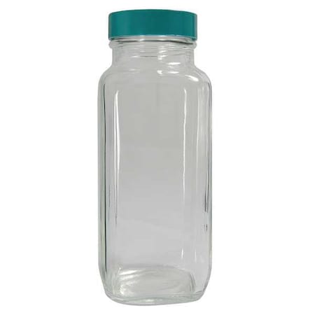 French Square Bottle, Narrow, 2 Oz, PK48 MPN:GLC-01284