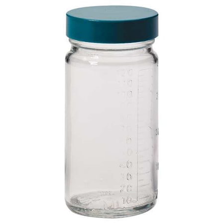 Beaker Bottle, Glass, 60 mL / 2 fl oz Capacity, Not Rated Type III, 48 PK MPN:GLC-01472