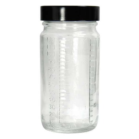 Mix/Store/Sample Btl, SL Gls, 145mm H, PK48 MPN:GLC-01569
