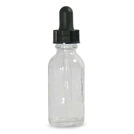Dropper Bottle, 60mL/2oz, Clear, Round, PK24 MPN:GLC-05724
