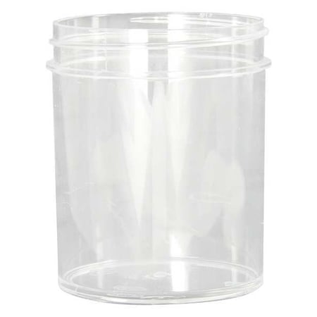 Jar, 120 mL, 68 mm H, Clear, PK324 MPN:PLA-03357