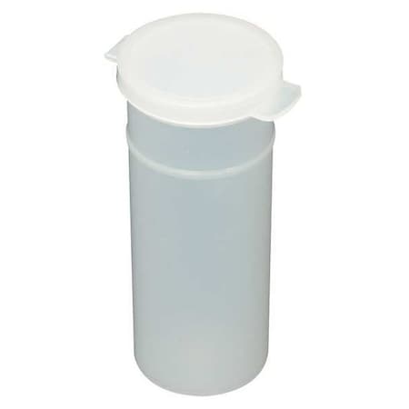Vial, 84 mm H, Polypropylene, Natural, PK600 MPN:PLC-10039