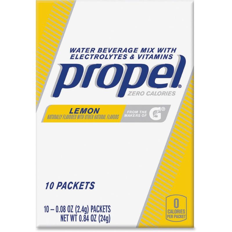 Propel Water Beverage Mix Packets with Electrolytes and Vitamins - Powder - 0.08 oz - 120 / Carton MPN:01090