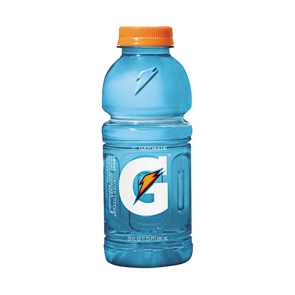 Gatorade Thirst Quencher Bottled Drink - Frost Glacier Freeze Flavor - 20 fl oz (591 mL) - 24 / Carton MPN:32486