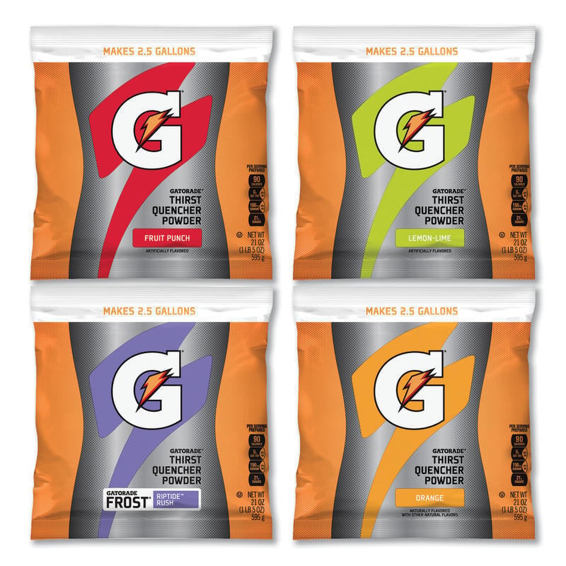 Gatorade Variety Instant Powder, 21 Oz, Pack Of 32 MPN:3944