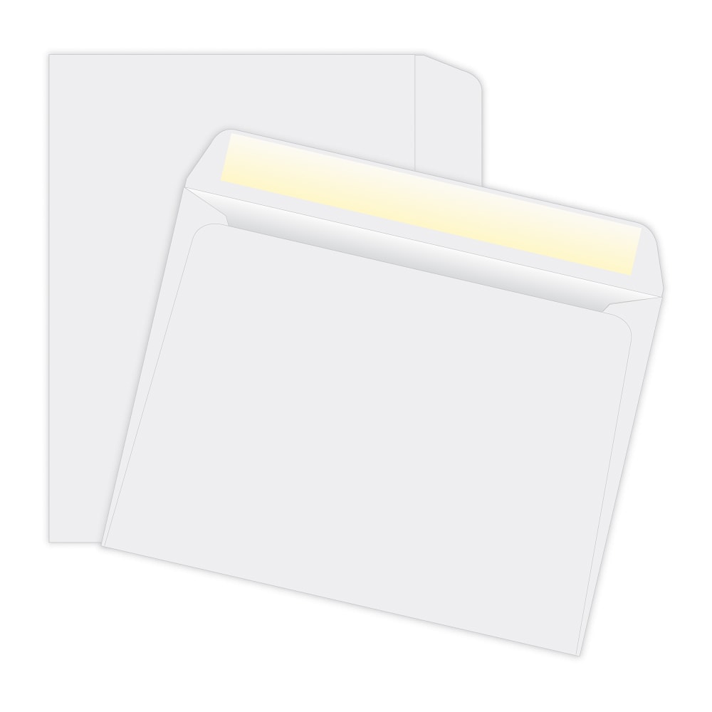 Quality Park Open-Side Booklet Envelopes, 6in x 9in, Gummed Seal, White, Box Of 500 (Min Order Qty 2) MPN:37181