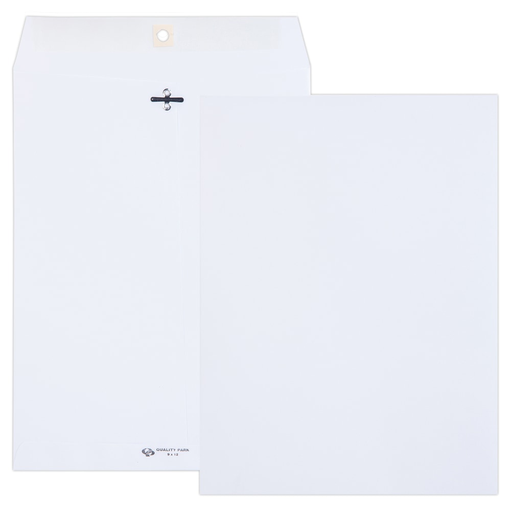 Quality Park #90 Envelopes, Clasp Closure, White, Box Of 100 MPN:38390
