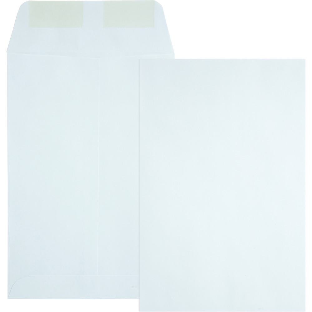 Quality Park Catalog Envelopes, Gummed Closure, 6in x 9in, White, Box Of 500 (Min Order Qty 2) MPN:40788