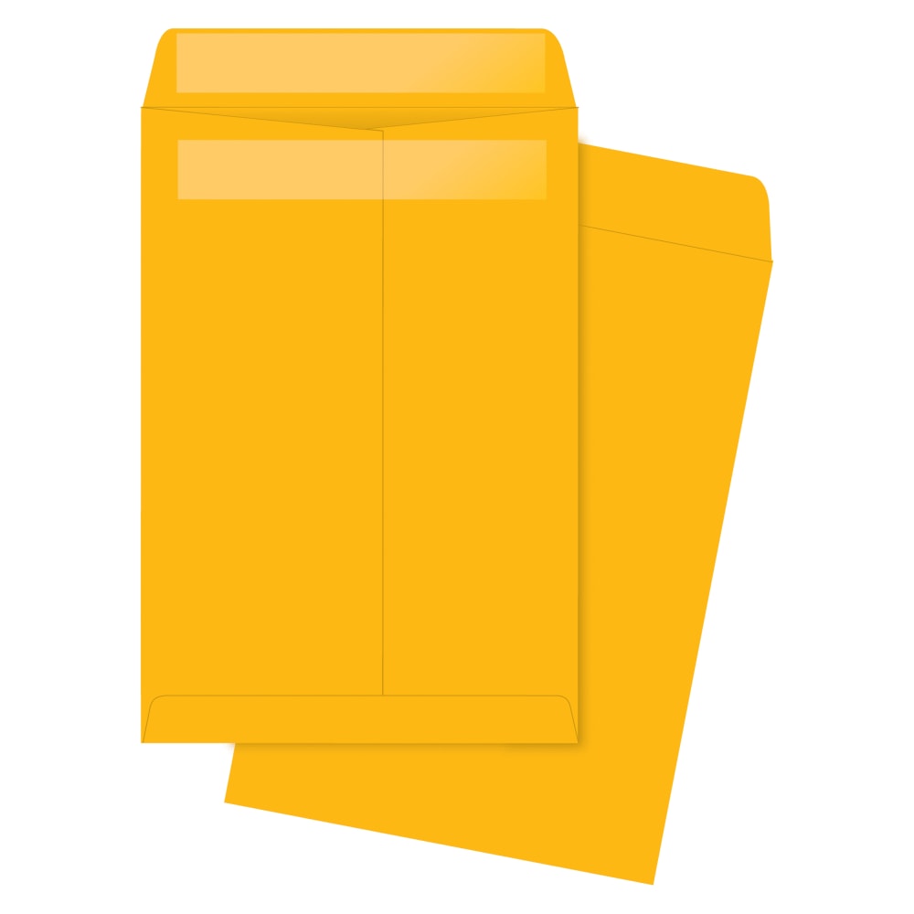 Quality Park Redi-Seal Catalog Envelopes, 6 1/2in x 9 1/2in, Self-Adhesive, Kraft, Box Of 250 (Min Order Qty 2) MPN:43362