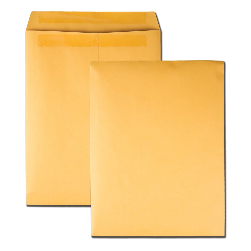 Quality Park Redi-Seal Catalog Envelopes, 10in x 13in, Self-Adhesive, Brown Kraft, Box Of 250 MPN:43762