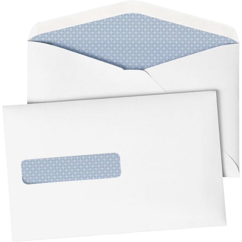 Quality Park Postage Saver Security Tint Window Envelopes, 90063 MPN:90063