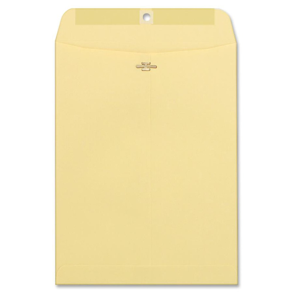 Quality Park 12in x 12in Envelopes, Clasp Closure, Manila/Gray, Box Of 100 MPN:CO497
