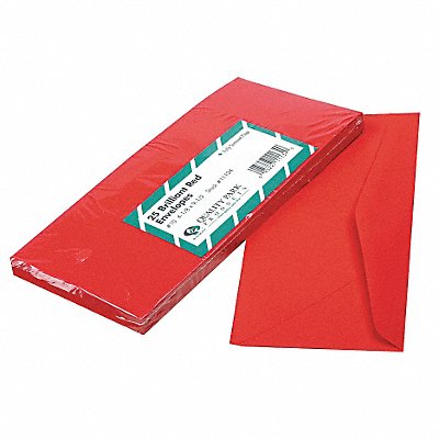 Invitation Envelope Red Paper PK25 MPN:QUA11134