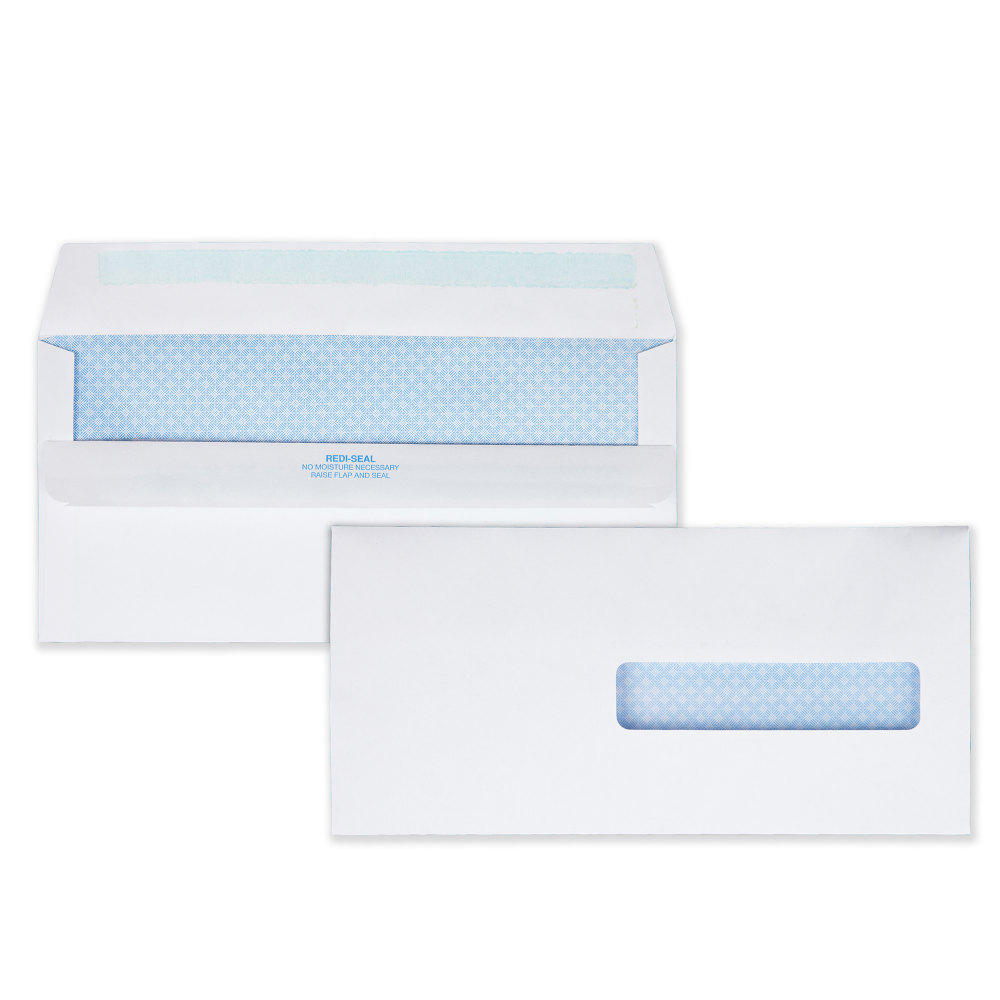 Quality Park Medical Claim Business Envelopes With Self Seal, #10, 4/12in x 9 1/2in, White, Box Of 500 MPN:21438